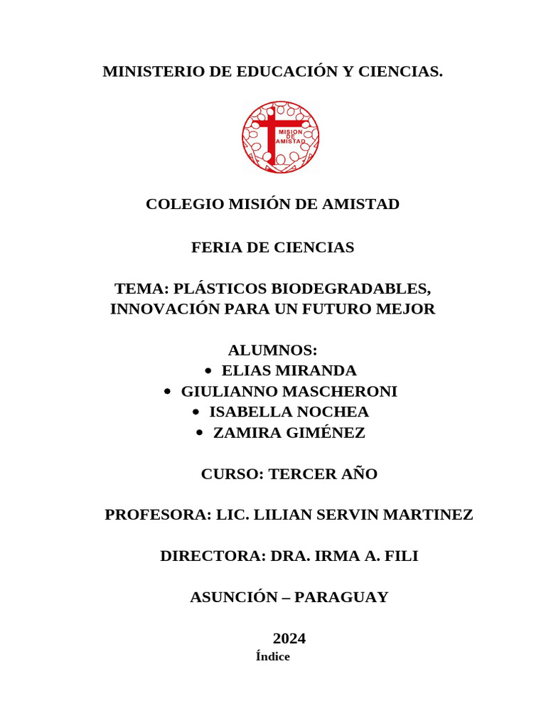 Feria de Ciencias 2024 | PDF