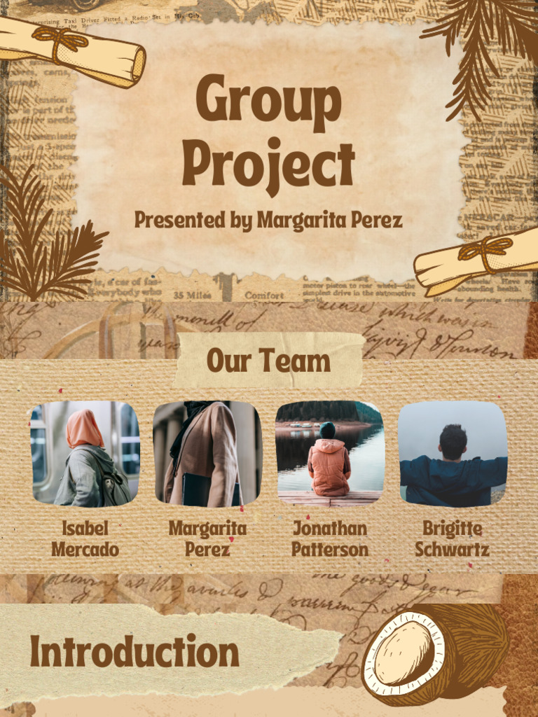Brown Vintage Group Project Presentation | PDF