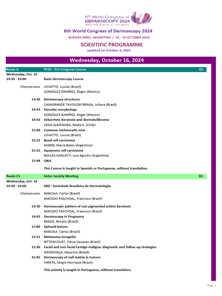 Wcd2024 Final Program V03web | PDF