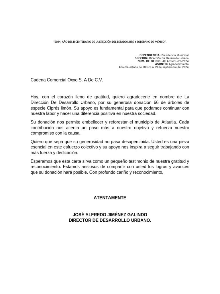 Donacion de arboles oxxo pdf