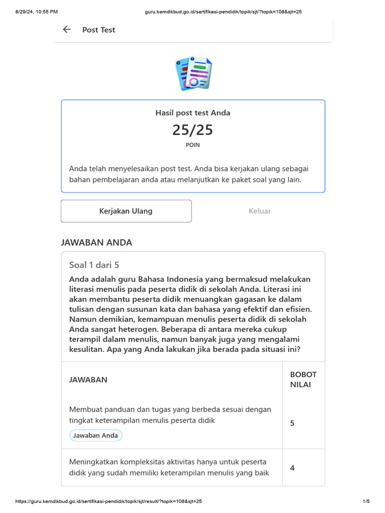 Post Test 1 | PDF | Languages Of Southeast Asia | Languages