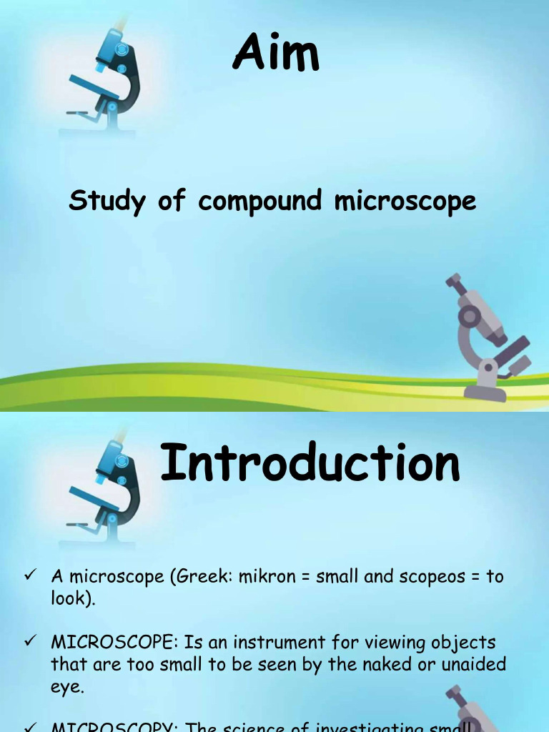 Microscope Pdf