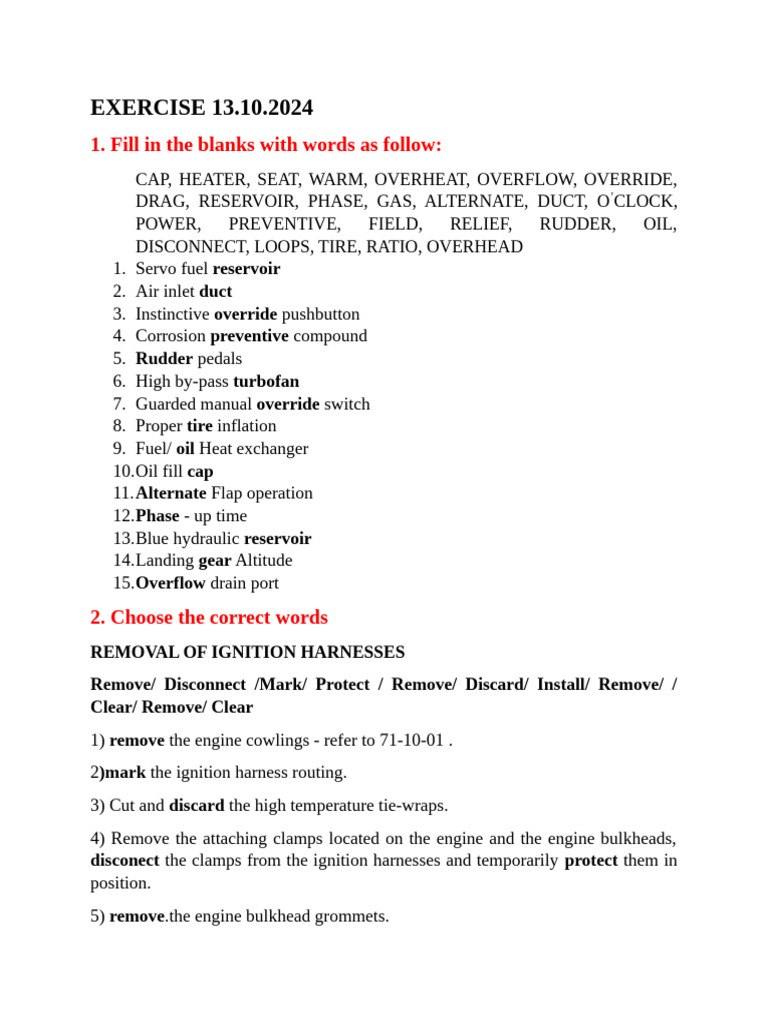 Exercise 13.10.2024 | PDF