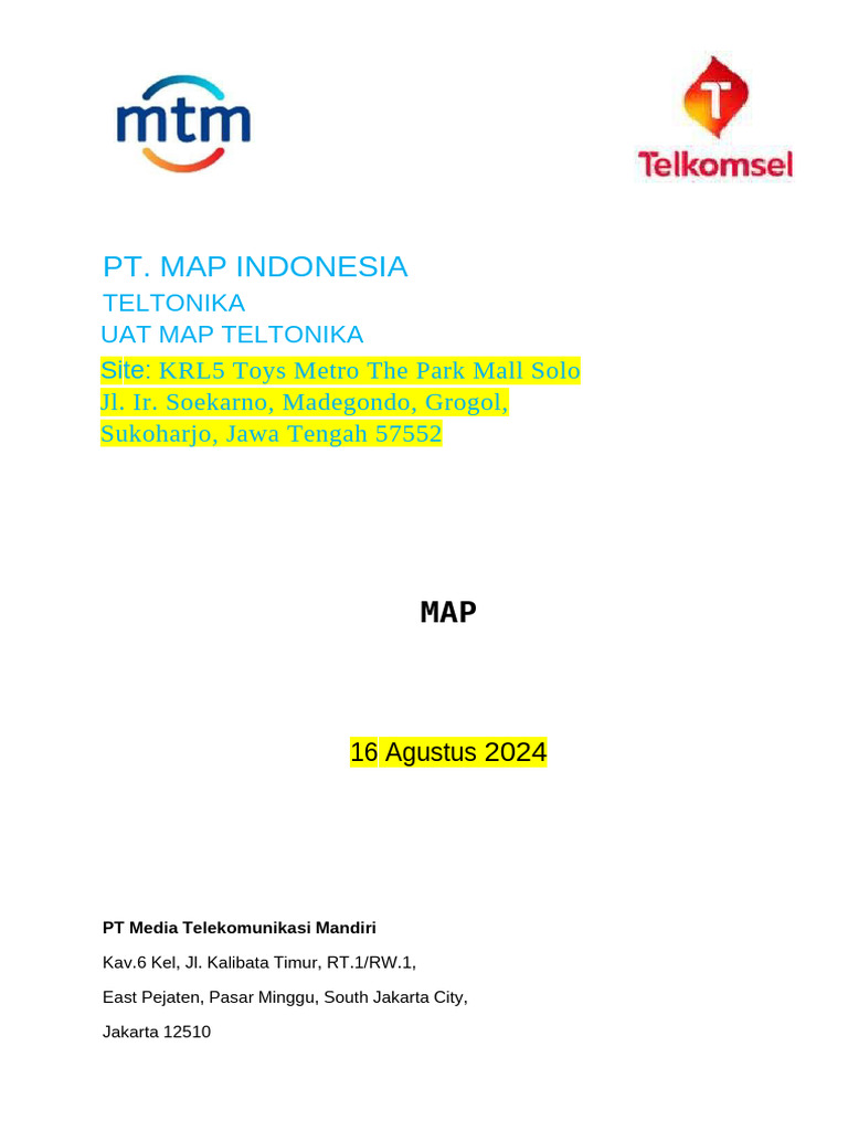 11.A. Form UAT MAP | PDF