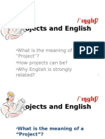 Projects and English