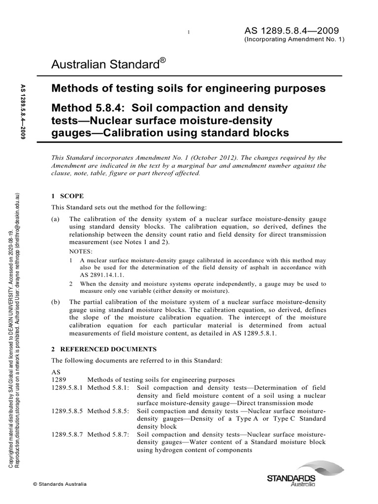 As1289 5 8 4 | PDF