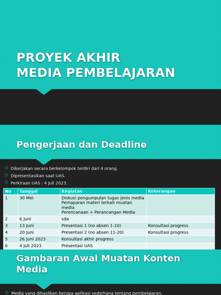 Proyek Akhir | PDF | Computers