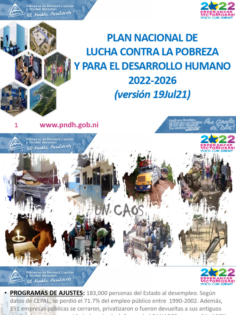Plan Nacional de Lucha Contra La Pobreza 2022-2026 (21jun22) | PDF