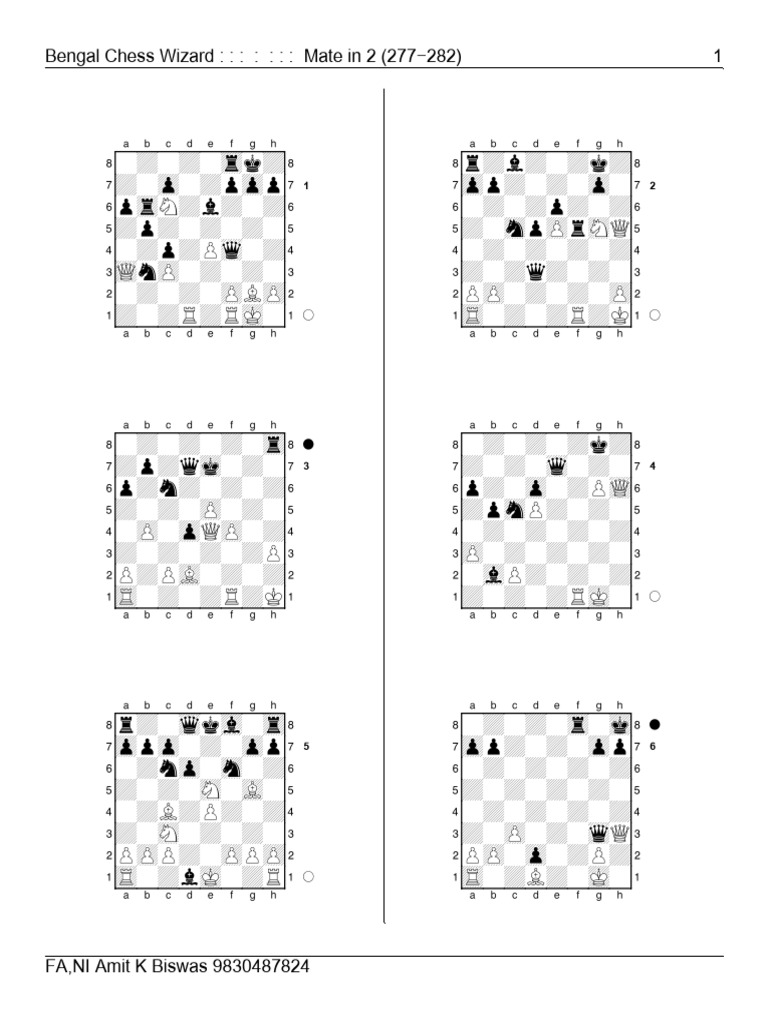 Mate in 2 (277-282) | PDF