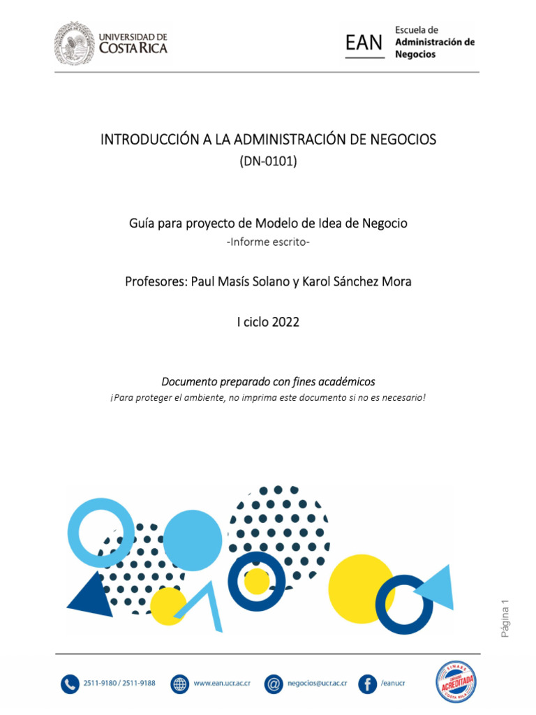 Guía para Crear un Modelo de Negocio | PDF | Producto (Negocio) | Arte