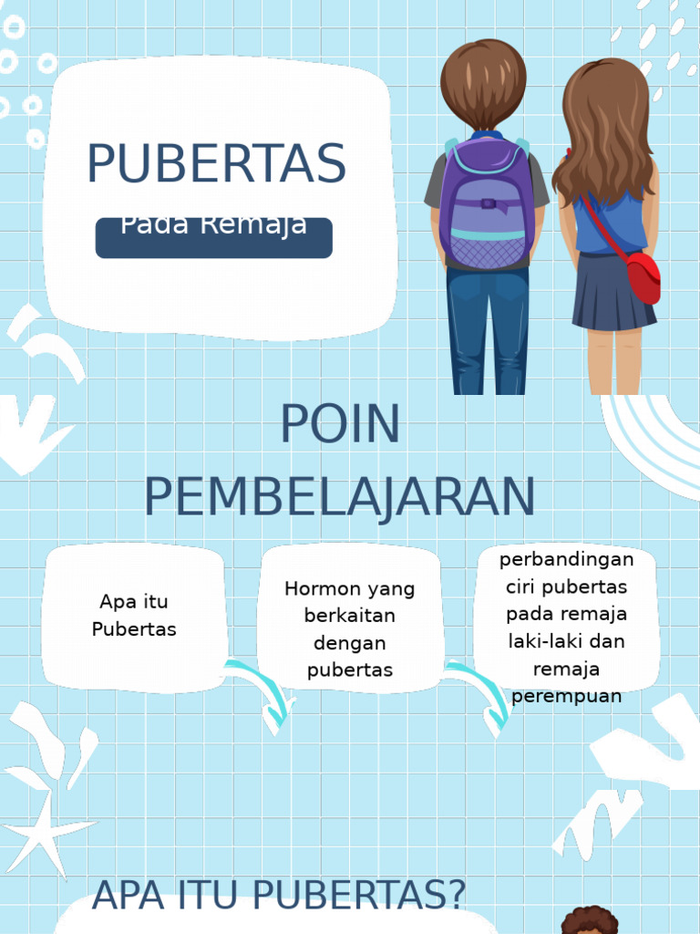 Perubahan primer saat pubertas pada remaja putra dan putri