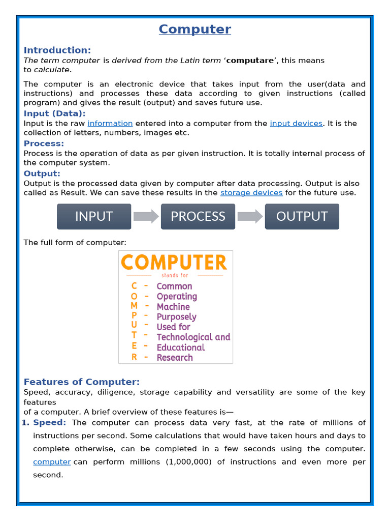 Computer | PDF