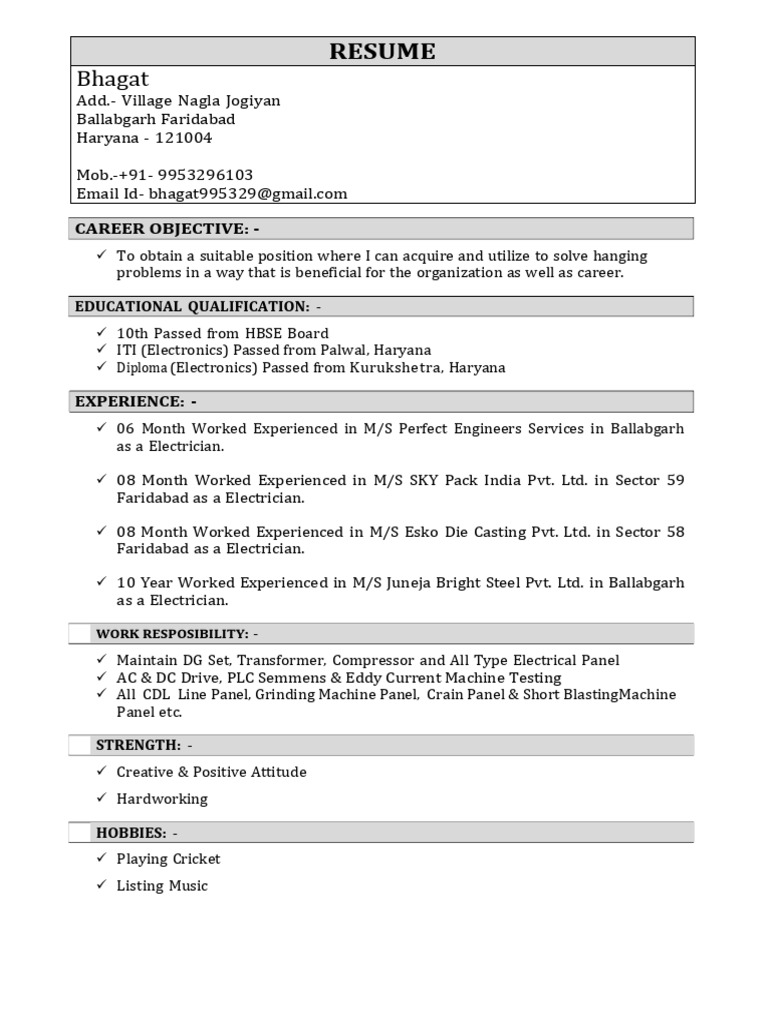 Bhagat resume update 1 pdf