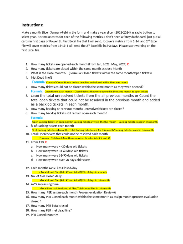 PDA Instructions | PDF
