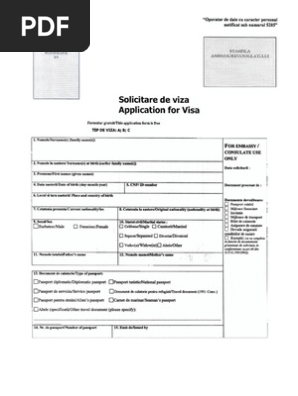 Romania08 Travel Visa Passport