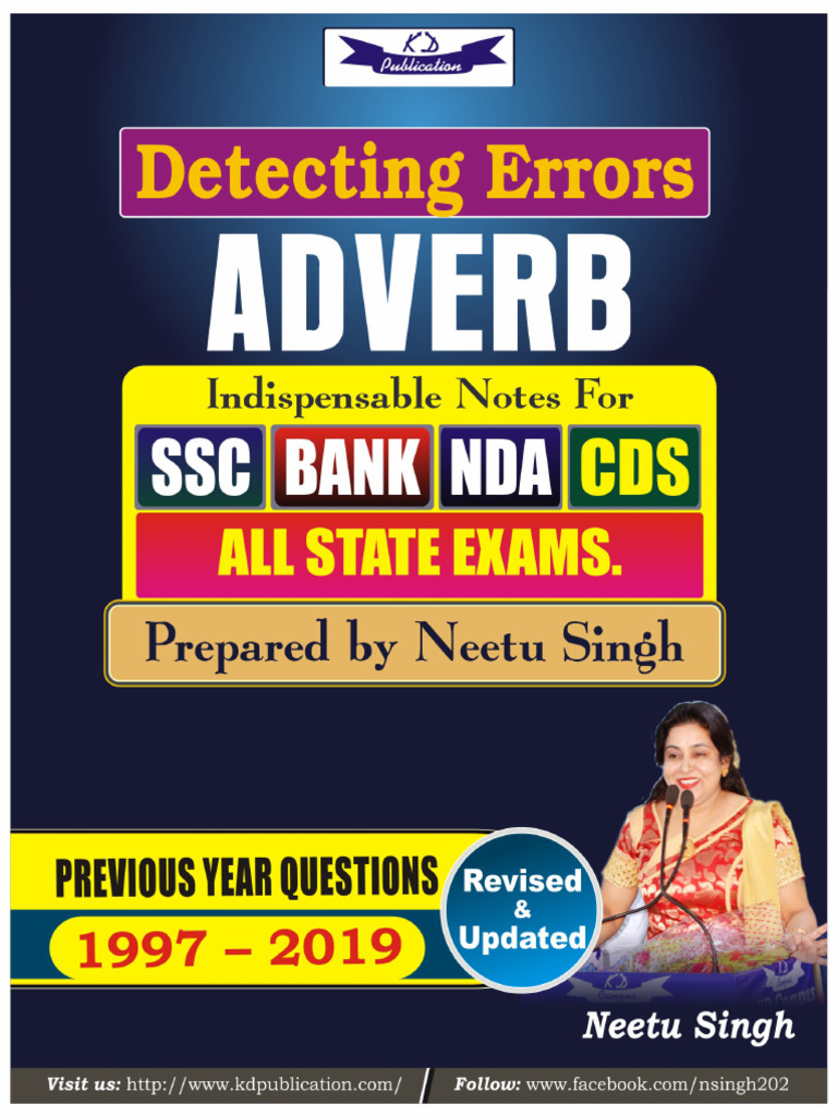 11 - Adverb Common Error (11) 20201028034828 | PDF | Adverb | Adjective