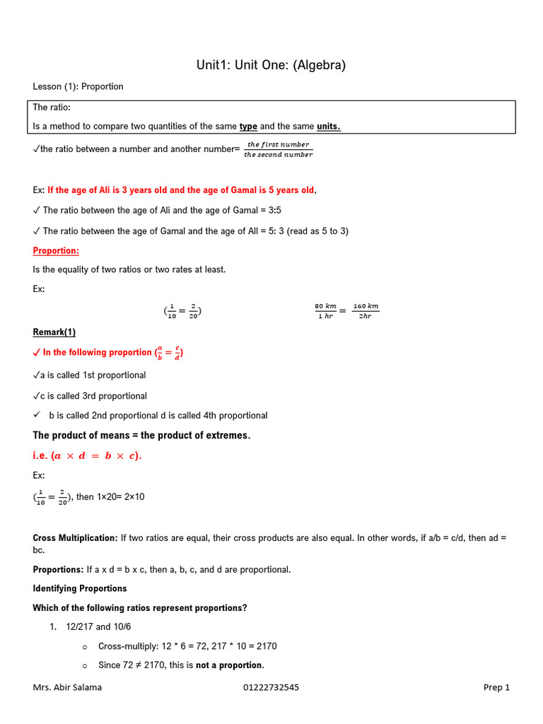 Unit1 L 1 & 2 | PDF
