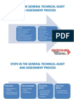 Steps in the General Technical Audit and Assessment
