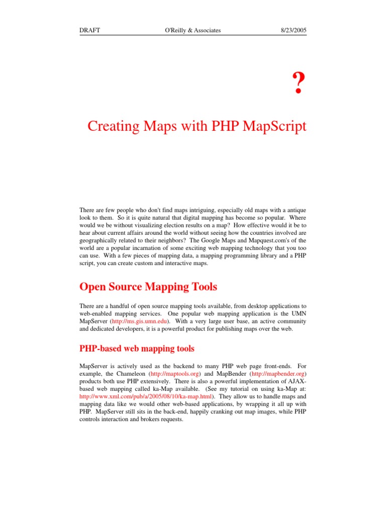 Creating Maps | PDF | Php | Application Programming Interface