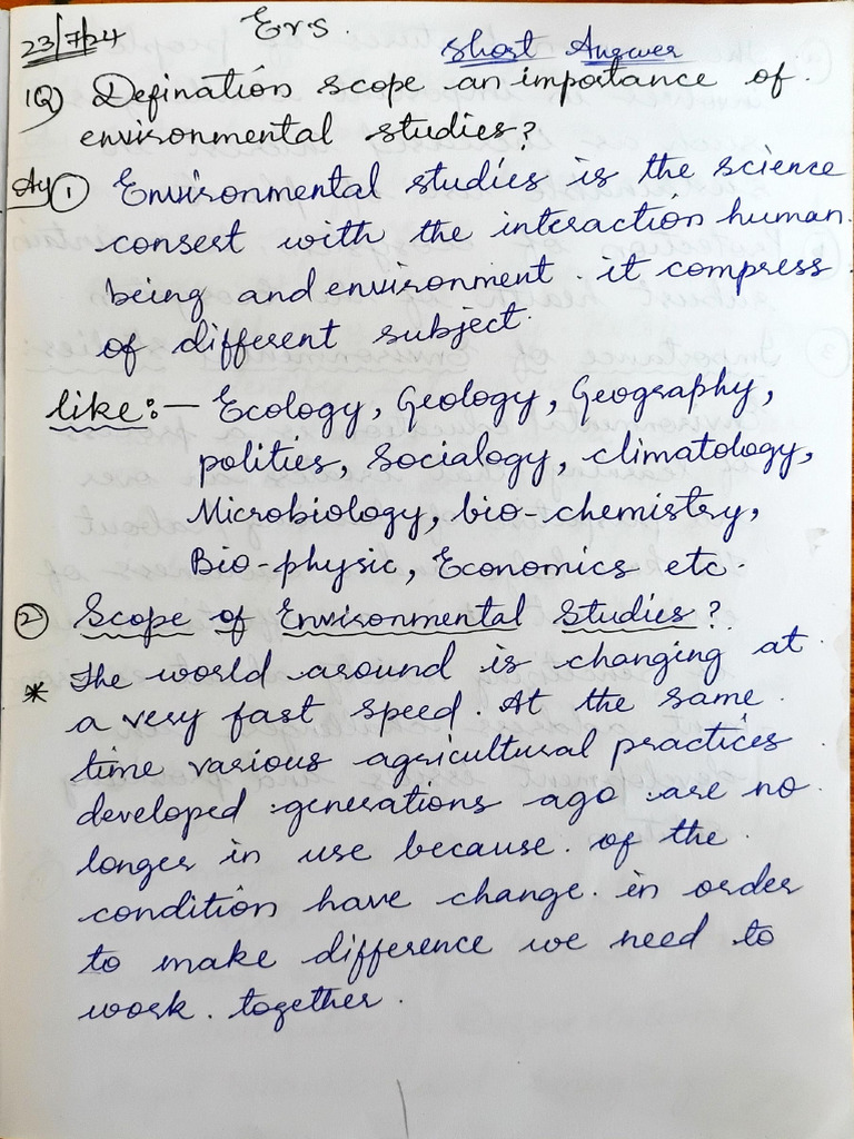EVS UNIT 1 30 Sept 24 10 42 22 | PDF | Science & Mathematics