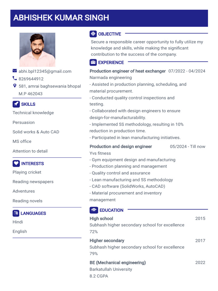 CV Update-19 | PDF