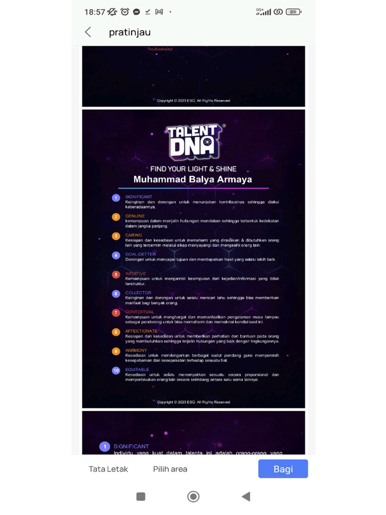 Talent DNA | PDF