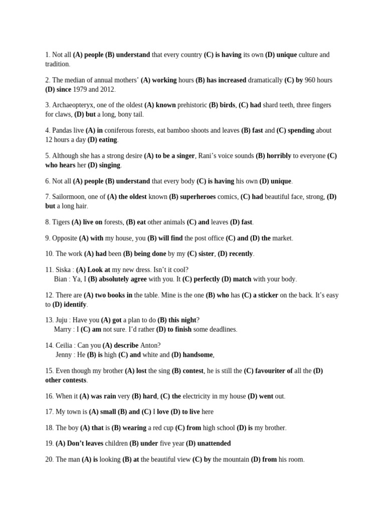 Error Recognition | PDF