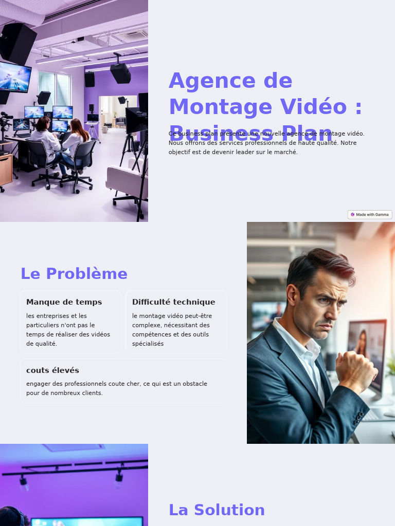 Business Plan Projet Ecole | PDF
