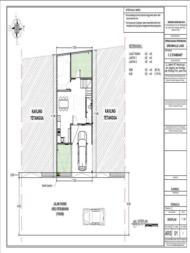 C2 Standart-01 Site Plan | PDF