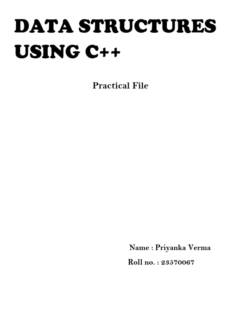 Data Structures Using C | PDF