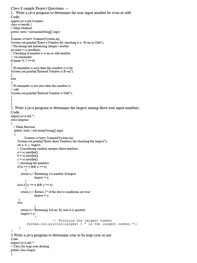 Class 8 Project - Assignment 24-25 | PDF