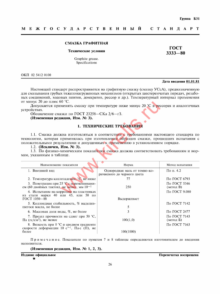 Gost 3333-80 | PDF