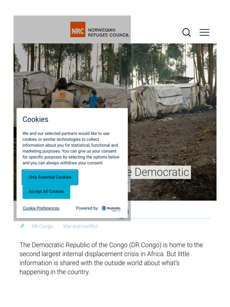 What's Happening in The Democratic Republic of The Congo? - NRC | PDF