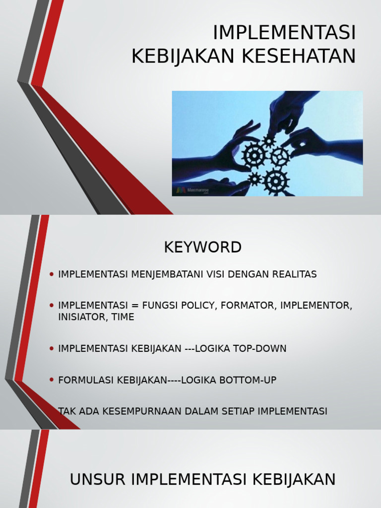 Implementasi Kebijakan Kesehatan Pdf