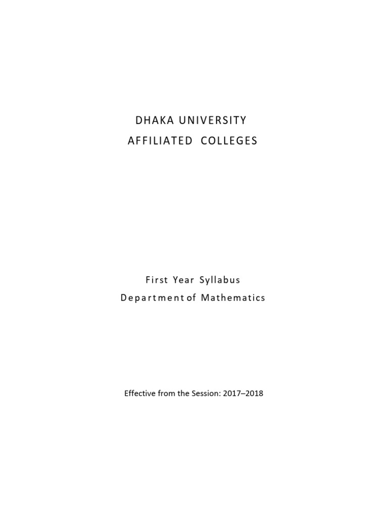 Syllabus 7 College | PDF