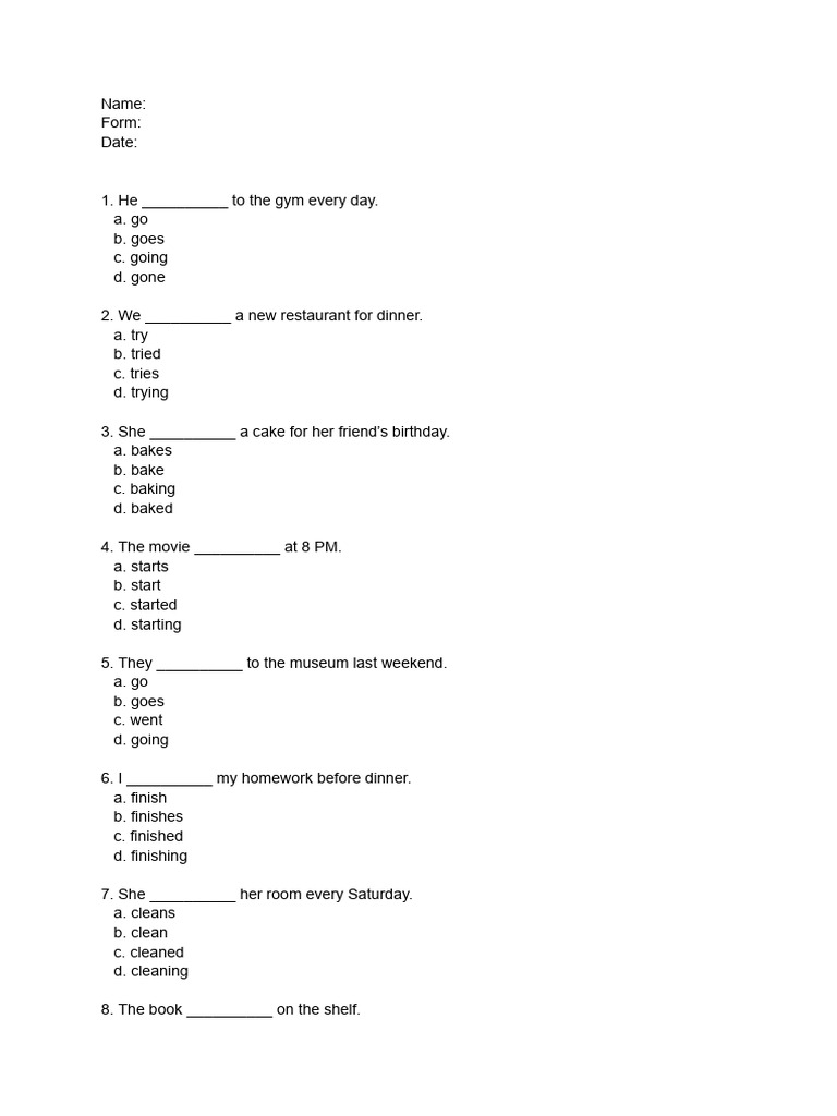 New Exercises | PDF