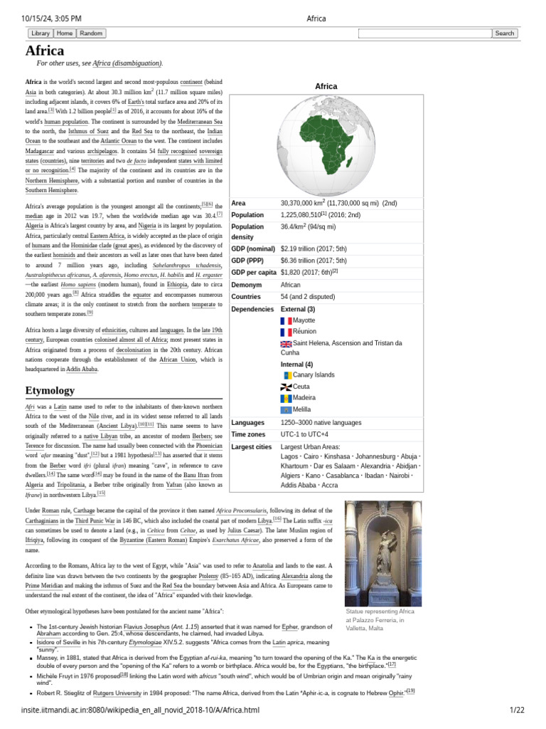 Africa | PDF
