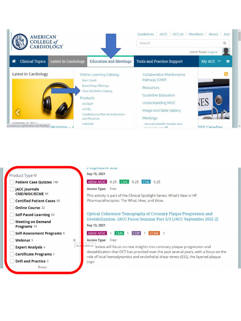 ACC Website Learning | PDF