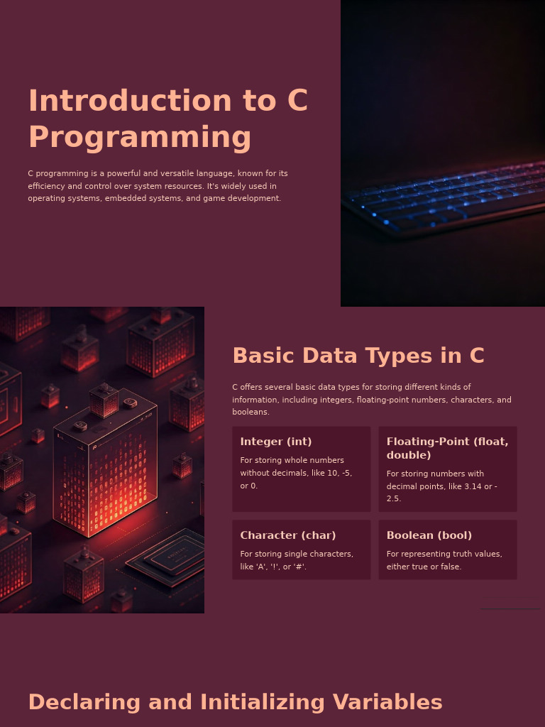 Introduction To C Programming | PDF
