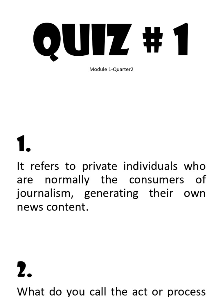 Quiz 1 Mil Q2 | PDF
