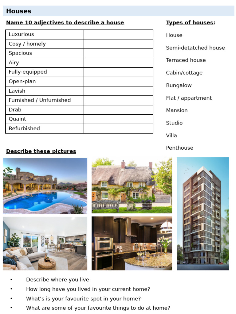Talking About Houses | PDF