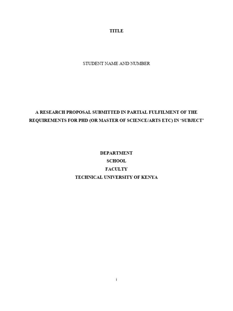 RESEARCH PROPOSAL FORMAT EXAMPLE PDF visual data 4