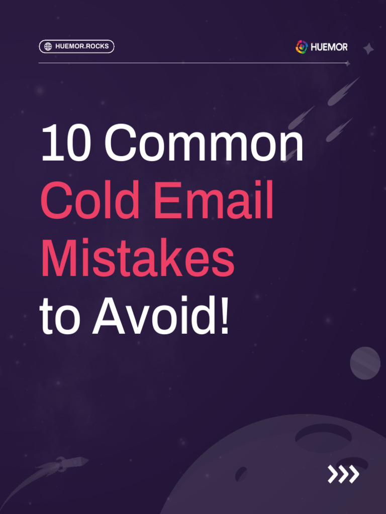 10 Common Cold Email Mistakes To Avoid | PDF