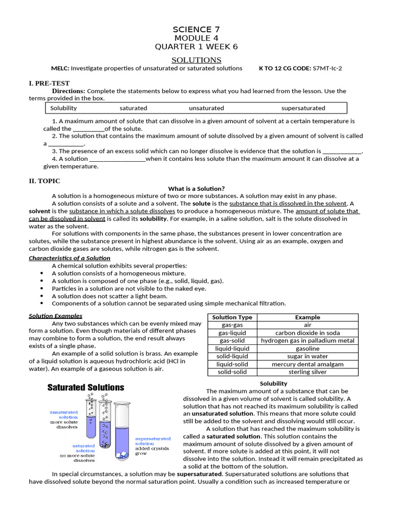 Science 7 Mod4qtr1wk6 Orig | PDF