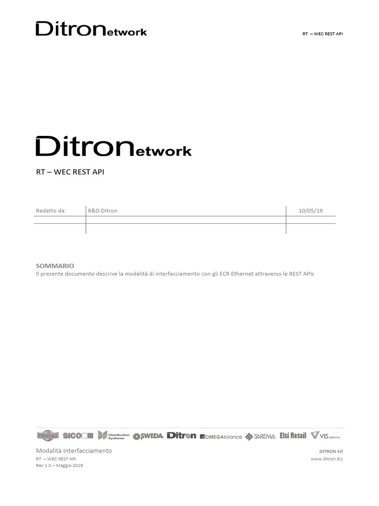 RT - Wec Rest Api 1.0 | PDF