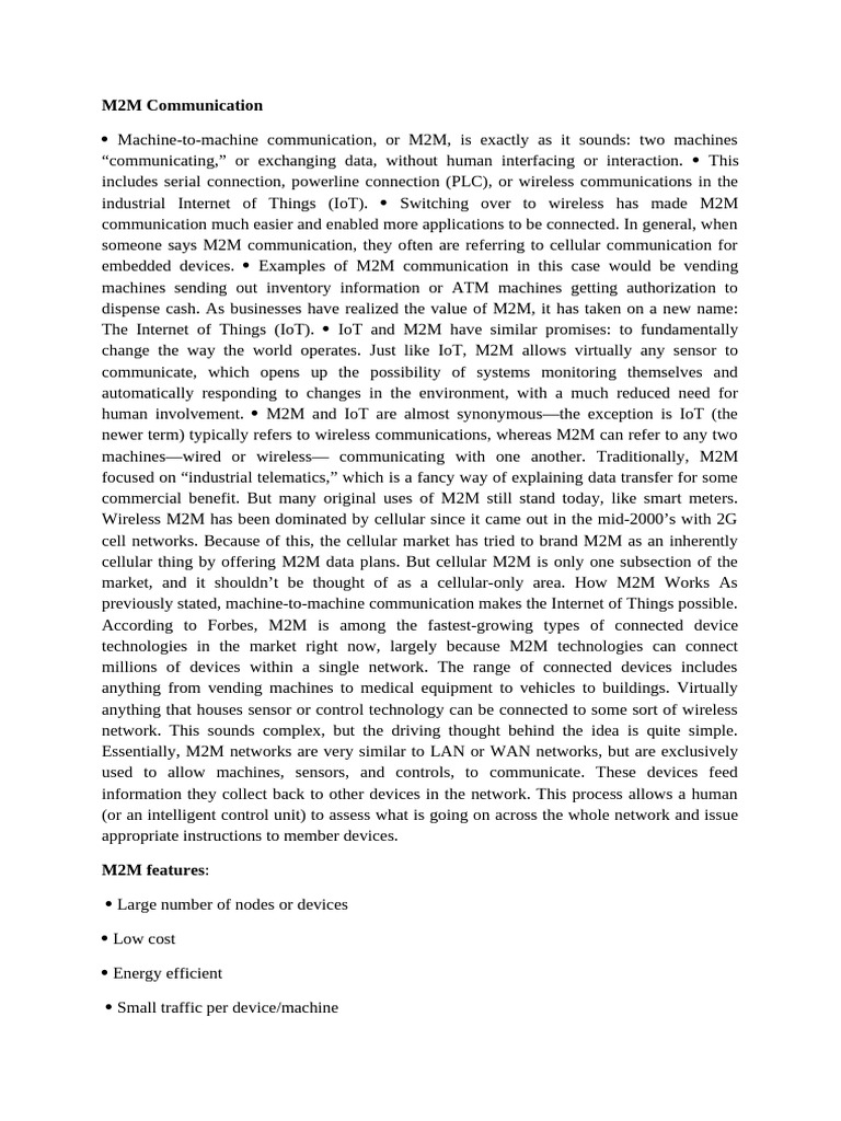 UNIT 2 IoT | PDF