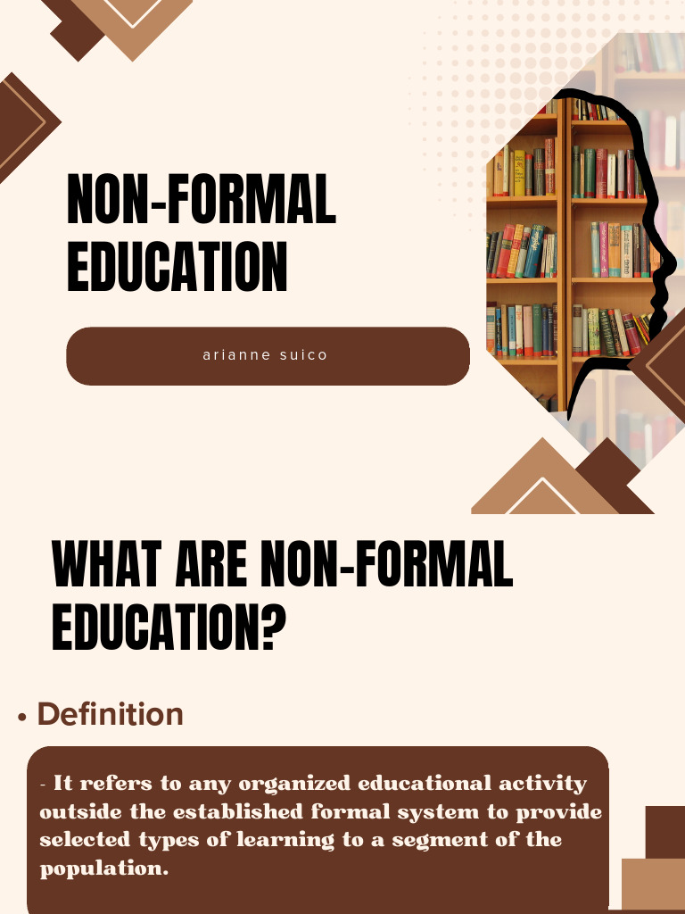 Non-Formal Education | PDF