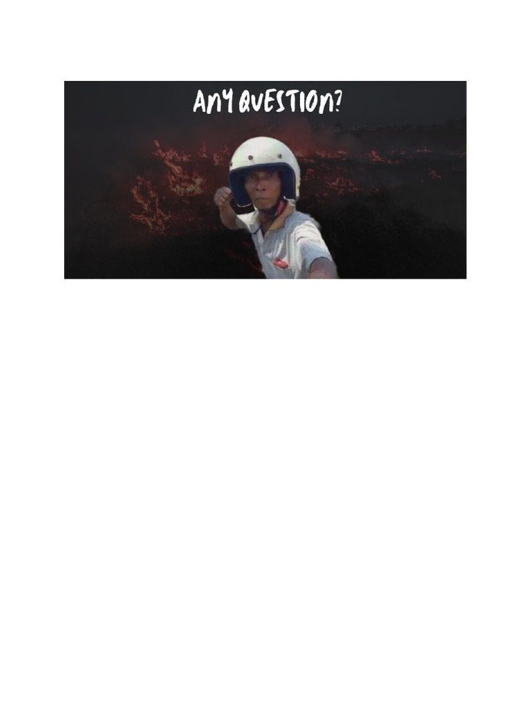 Any Questions | PDF