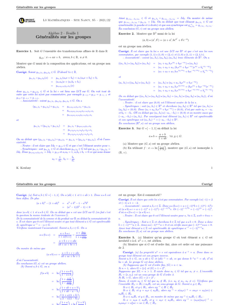 01 Exo Gpes Corrige | PDF