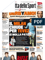 Gazzetta Dello Sport - 12/01/2012